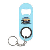 Loon Sunset Blue Mini Flessenopener (Voorkant)