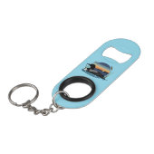 Loon Sunset Blue Mini Flessenopener (Voorkant Gekanteld)