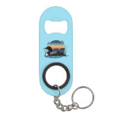 Loon Sunset Blue Mini Flessenopener (Achterkant)
