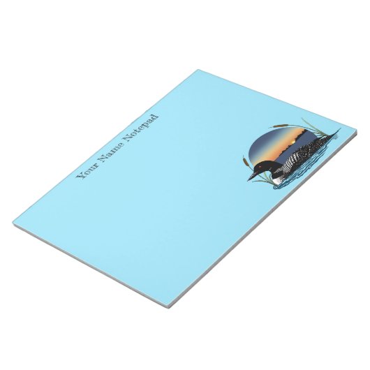 Loon Sunset Blue Notitieblok (Schuin)