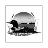 Loon Sunset Blue Rubberstempel (Afrduk)