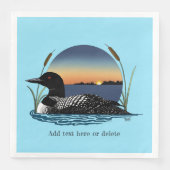 Loon Sunset Blue Servet (Voorkant)