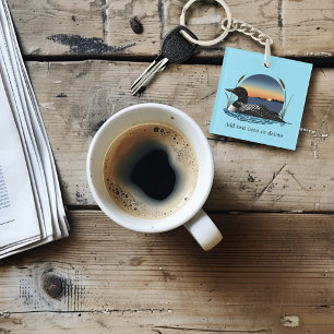 Loon Sunset Blue Sleutelhanger