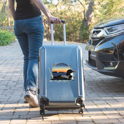 Loon Sunset Blue Sticker (Koffer Insitu)