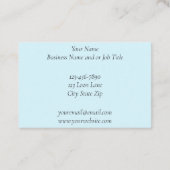 Loon Sunset Blue Visitekaartje (Achterkant)