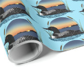 Loon Sunset Cadeaupapier (Rol Hoek)