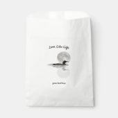 Loon Under Full Moon Bedankzakje (Voorkant)