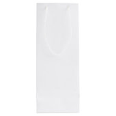 Loon Under Full Moon Wine Gift Bag Wijn Cadeautas (Achterkant)