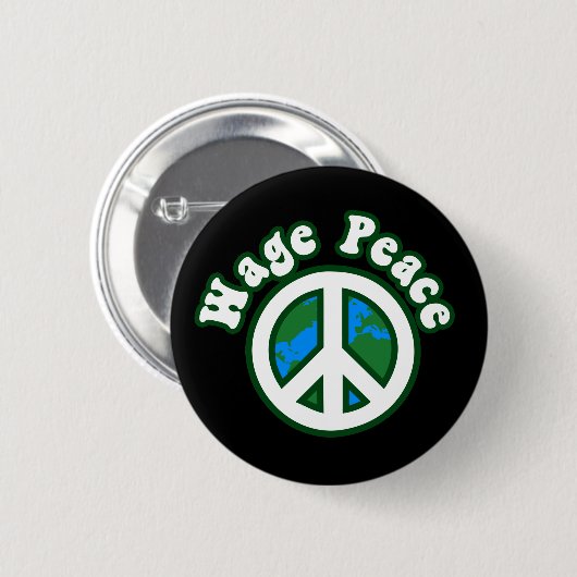 Loon Vrede Anti-Oorlog Ronde Button 5,7 Cm (Voorkant /achterkant)