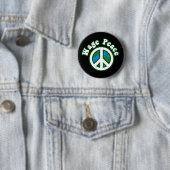 Loon Vrede Anti-Oorlog Ronde Button 5,7 Cm (In situ)