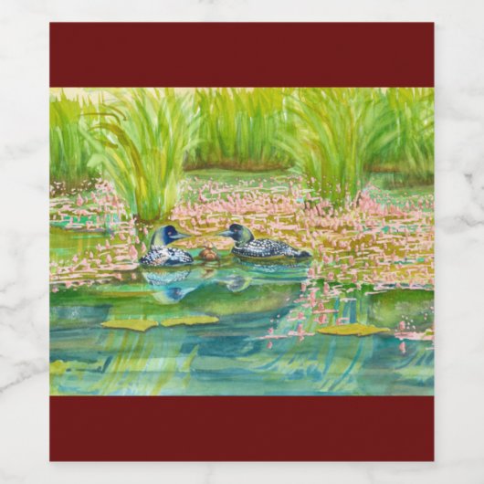 Loon Wijn Label Wijn Etiket (Enkel label)