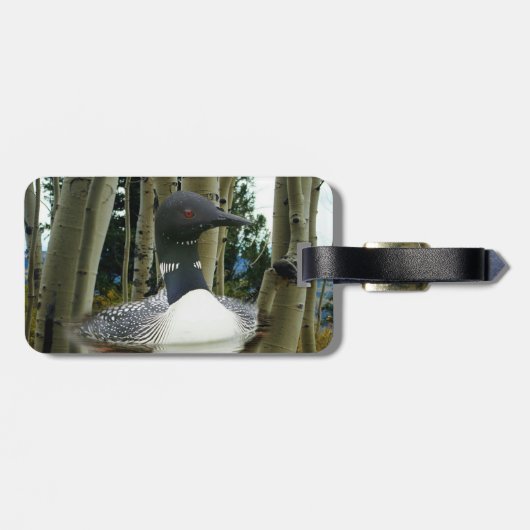 Loon Wilderness Bagagelabel (Achterkant horizontaal)