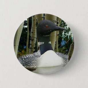Loon Wilderness Ronde Button 5,7 Cm