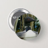 Loon Wilderness Ronde Button 5,7 Cm (Voorkant /achterkant)