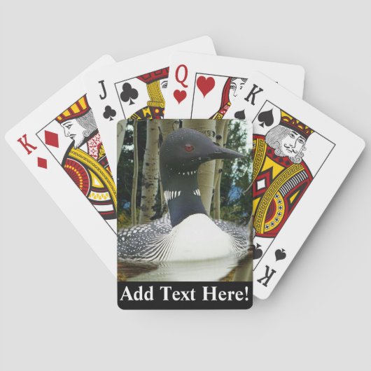 Loon Wilderness-speelkaarten Pokerkaarten (Achterkant)