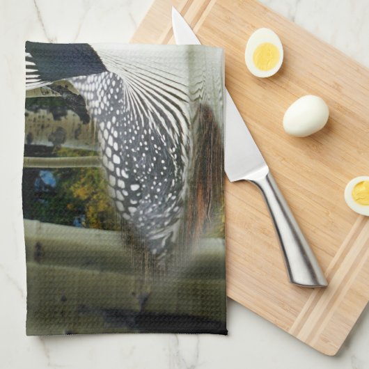 Loon Wilderness Theedoek (Quarter Fold)