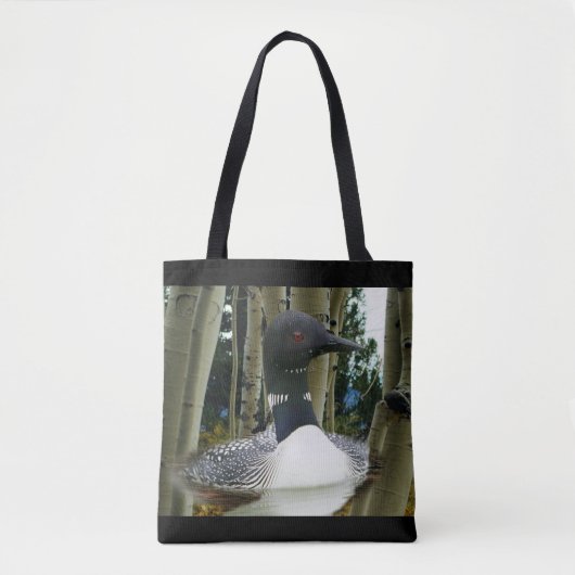 Loon Wilderness Tote Bag (Voorkant)