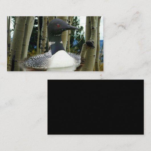 Loon Wilderness Visitekaartje (Voorkant / Achterkant)