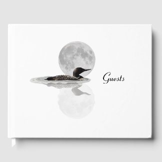 Loon zwaait in het moonlight gastboek gastenboek