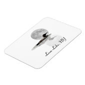 Loon zwemt in de mobiele draagtas magneet (Linkerzijde)