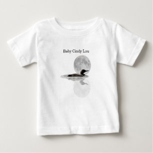 Loon zwemt in het Moonlight Baby T-shirt