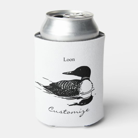 Loon-zwemvogels Art Thunder_Cove Blikjeskoeler (Blikje Voorkant)