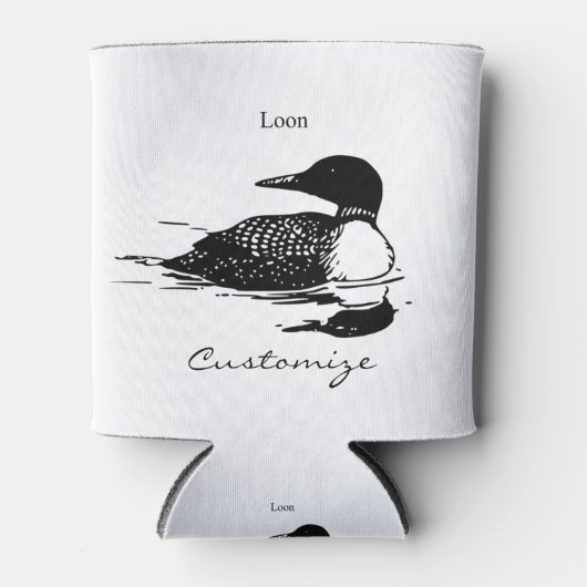 Loon-zwemvogels Art Thunder_Cove Blikjeskoeler (Voorkant)