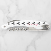 Loon-zwemvogels Art Thunder_Cove Kurkentrekker (Achterkant)