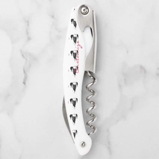 Loon-zwemvogels Art Thunder_Cove Kurkentrekker (Achterkant)