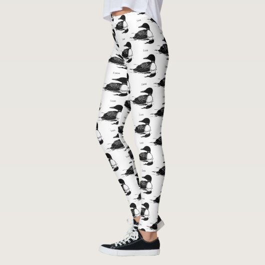 Loon-zwemvogels Art Thunder_Cove Leggings (Links)