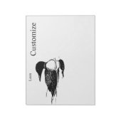 Loon-zwemvogels Art Thunder_Cove Notitieblok (Linkerzijde)