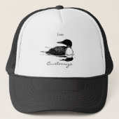 Loon-zwemvogels Art Thunder_Cove Trucker Pet (Voorkant)