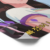 LOONA Choerry - Love Cherry Motion 90's anime Poster (Hoek)