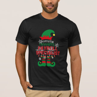 Loonadministratie-Elf-Kerstmis-Kerstmis-Loonadmini T-shirt