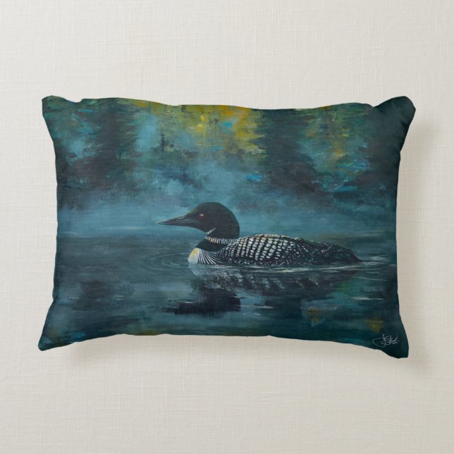 Loonell - Loon Eend Accent Kussen (Achterkant)