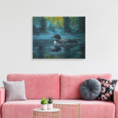 Loonell - Loon Eend Canvas Afdruk (Insitu (Woonkamer))