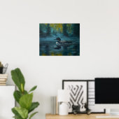 Loonell - Loon Eend Poster (Thuiskantoor)