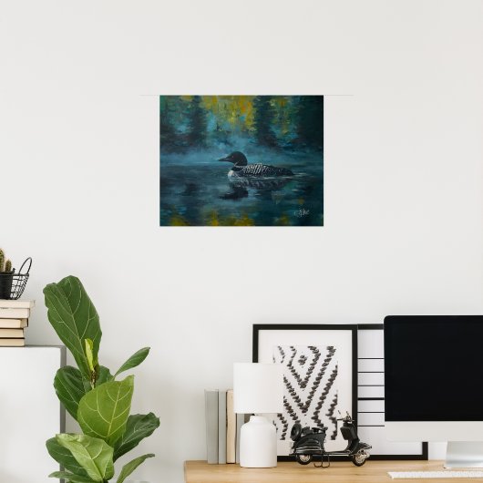 Loonell - Loon Eend Poster (Thuiskantoor)
