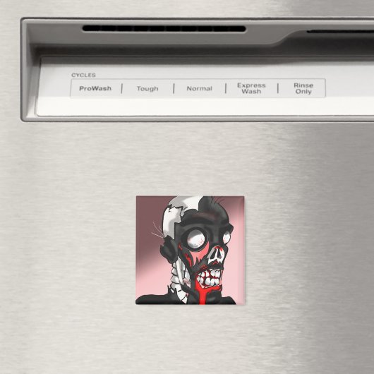 Looney Creepy Zombie Magnet (Insitu (Vaatwasser))