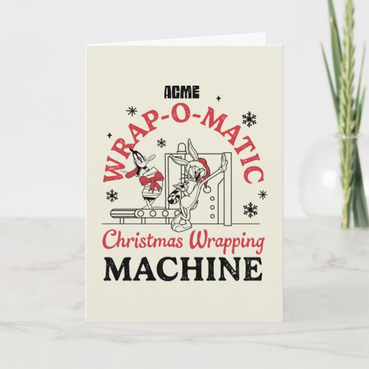 LOONEY TUNES™ | ACME Wrap-O-Matic Inpakmachine Kaart (Voorkant)