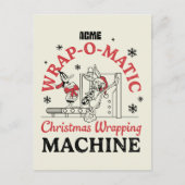 LOONEY TUNES™ | ACME Wrap-O-Matic Wrapping Machine Briefkaart (Voorkant)