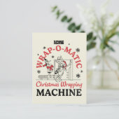LOONEY TUNES™ | ACME Wrap-O-Matic Wrapping Machine Briefkaart (Staand voorkant)