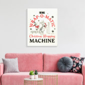 LOONEY TUNES™ | ACME Wrap-O-Matic Wrapping Machine Canvas Afdruk (Insitu (Woonkamer))