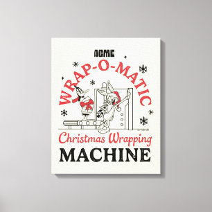 LOONEY TUNES™   ACME Wrap-O-Matic Wrapping Machine Canvas Afdruk