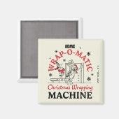 LOONEY TUNES™ | ACME Wrap-O-Matic Wrapping Machine Magneet (Voorkant / Achterkant)