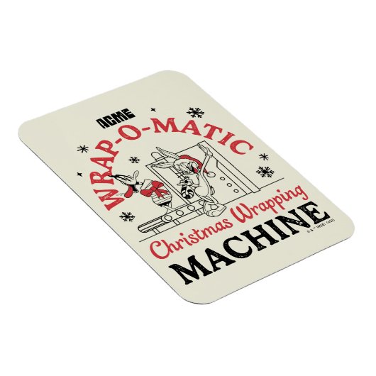LOONEY TUNES™ | ACME Wrap-O-Matic Wrapping Machine Magneet (Rechterzijde)