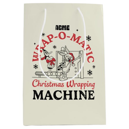 LOONEY TUNES™ | ACME Wrap-O-Matic Wrapping Machine Medium Cadeauzakje (Voorkant)