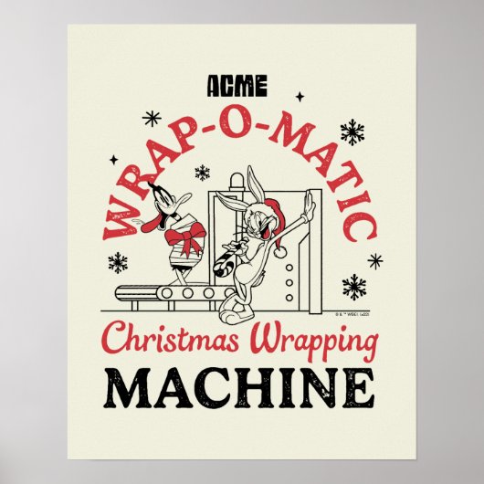 LOONEY TUNES™ | ACME Wrap-O-Matic Wrapping Machine Poster (Voorkant)