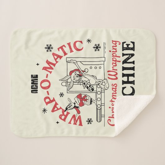 LOONEY TUNES™ | ACME Wrap-O-Matic Wrapping Machine Sherpa Deken (Voorkant (horizontaal))