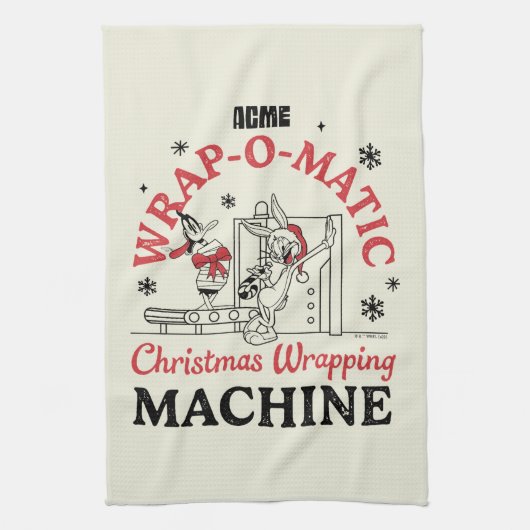 LOONEY TUNES™ | ACME Wrap-O-Matic Wrapping Machine Theedoek (Verticaal)